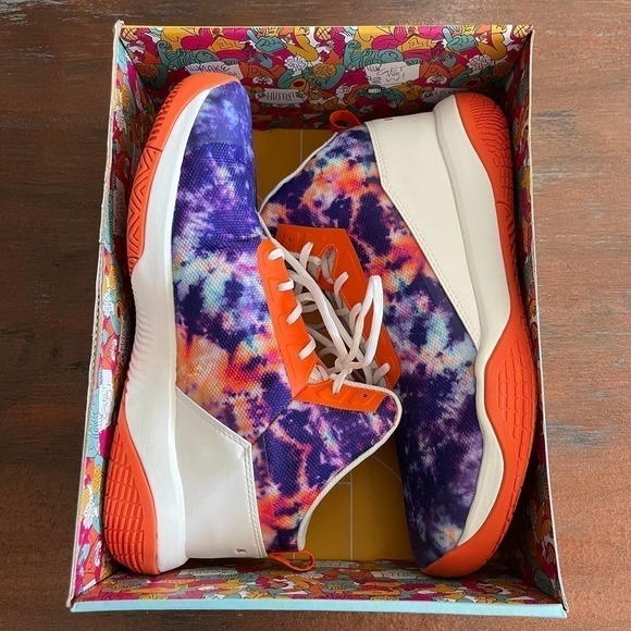 NWT MOOLAH PHANTOM 1 Kicks Women's Basketball Shoes Galaxy Orange SIZE 12 - Picture 2 of 11